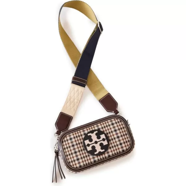 Tory Burch Womens Miller Plaid Mini Crossbody BagMulti