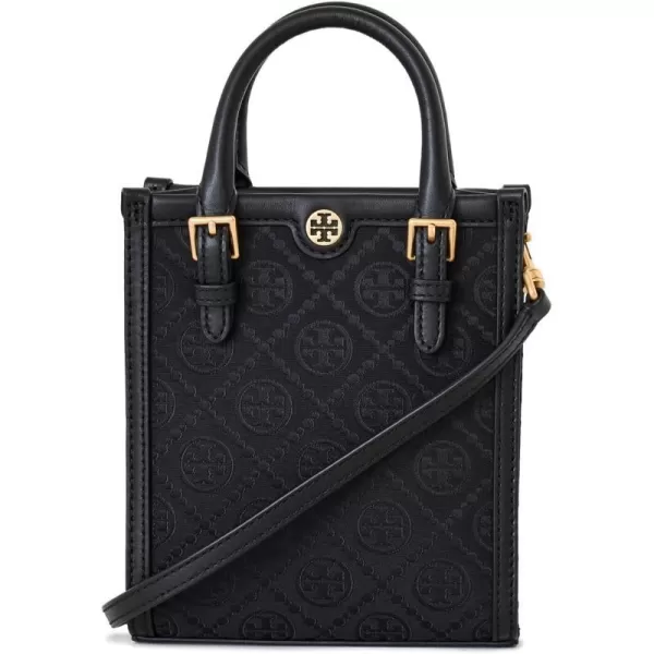 Tory Burch Womens T Monogram Mini ToteBlack