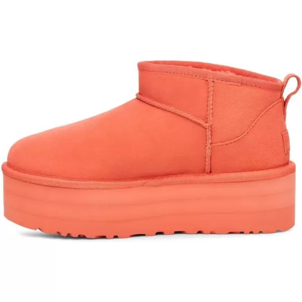 UGG Womens Classic Ultra Mini Platform BootVibrant Coral