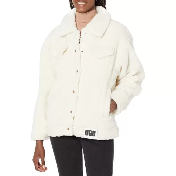 UGG Womens Frankie Sherpa Trucker JacketNatural