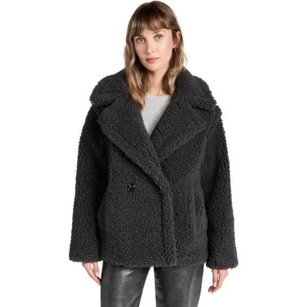 UGG Womens Gertrude Short Teddy CoatInk