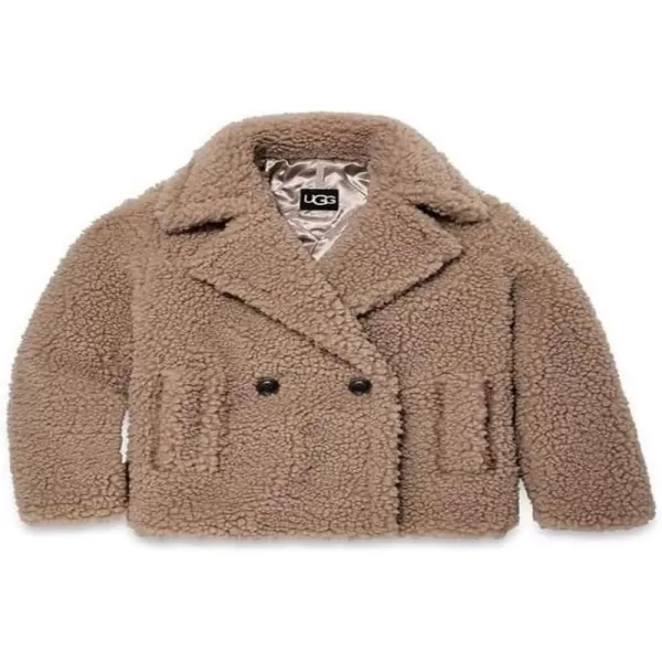 UGG Womens Gertrude Short Teddy CoatPutty