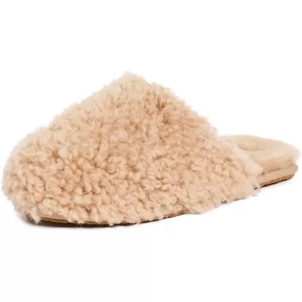 UGG Womens Maxi Curly Slide SlipperSand