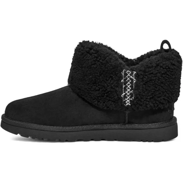 UGG Womens Ultra Mini Braid Fashion BootBlack