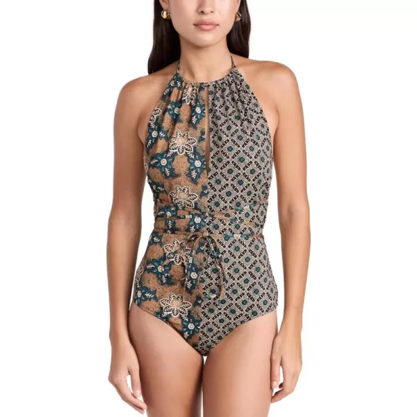 Ulla Johnson Womens Annika Maillot One PieceParrot