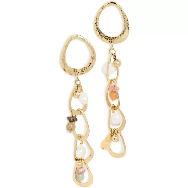 Ulla Johnson Womens Beaded Dangle EarringsMixed Stone