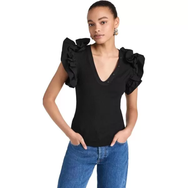 Ulla Johnson Womens Birdie TopNoir