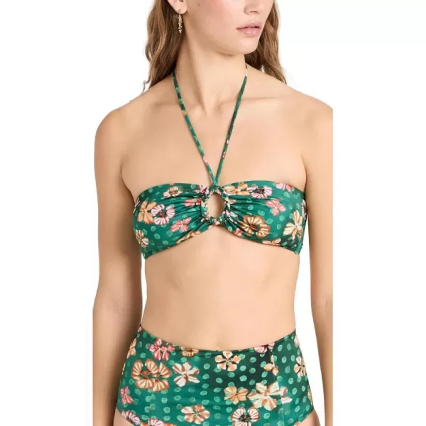 Ulla Johnson Womens Flynn Bikini TopVeridian