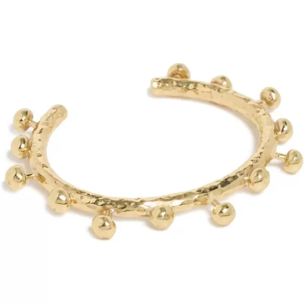 Ulla Johnson Womens Hammered Textured BangleBrass