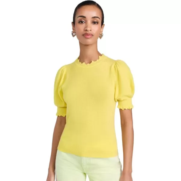 Ulla Johnson Womens Lotta Cashmere TopLimonite