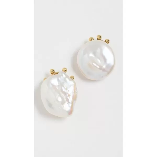 Ulla Johnson Womens Mini Stone Studs Pearl Off White One SizeUlla Johnson Womens Mini Stone Studs Pearl Off White One Size