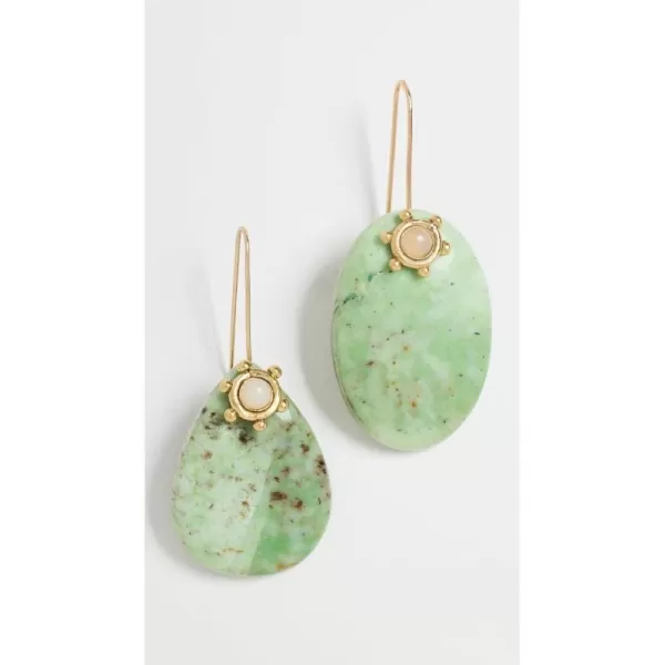 Ulla Johnson Womens Stone Drop Earrings Green Turquoise One SizeUlla Johnson Womens Stone Drop Earrings Green Turquoise One Size