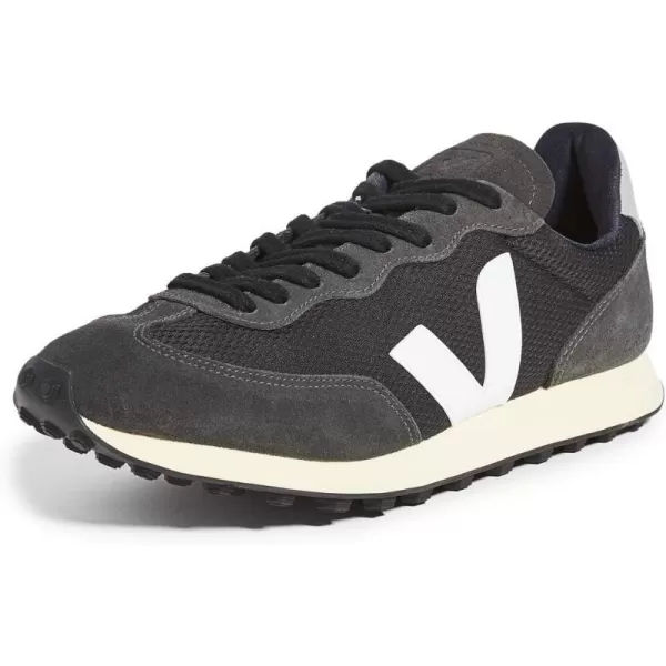 Veja Mens Rio Branco Alveo MeshAlveomesh BlackWhiteOxfordGrey