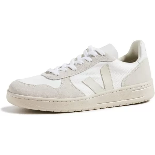 Veja Mens V 10 B Mesh SneakersWhite Natural Pierre