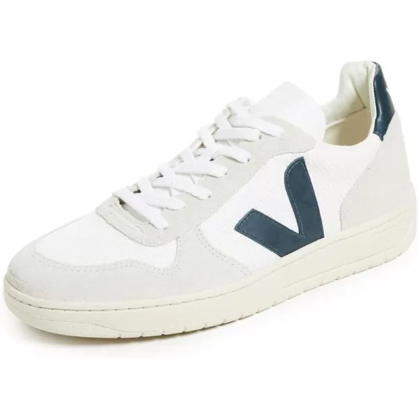 Veja Mens V 10 B Mesh SneakersWhiteNautico