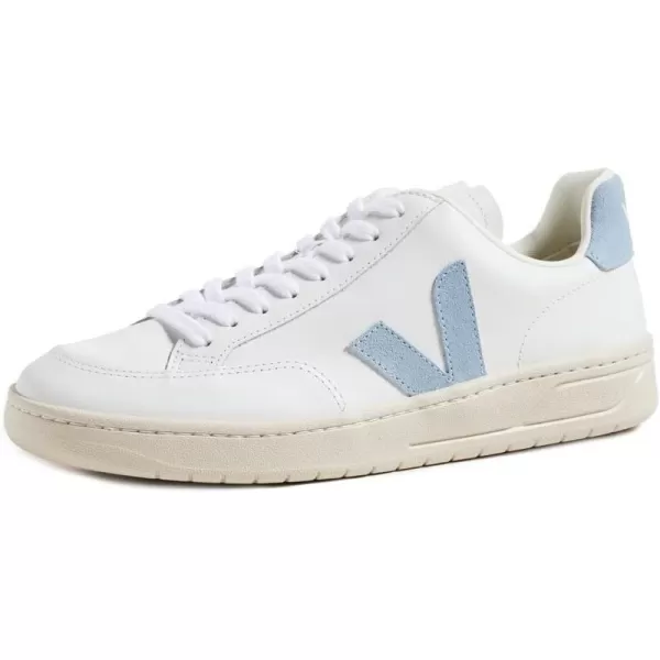 Veja Mens V10 Leather SneakersExtra White Steel