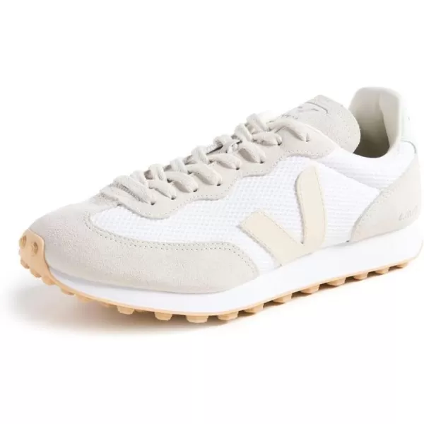 Veja Mens V10 Leather SneakersWhite PierreNatural