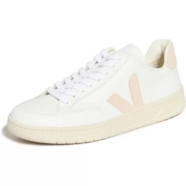 Veja Mens V12 Leather SneakersExtra WhiteSable