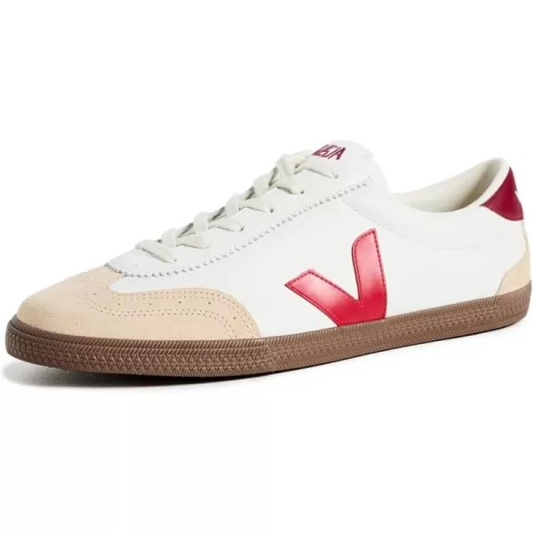 Veja Mens Volley SneakersWhitePekinBark