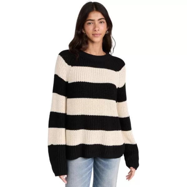 Velvet Womens Ciara SweaterBlackIvory