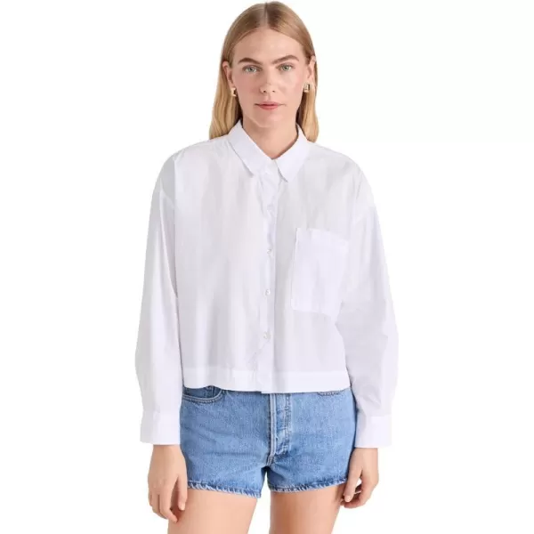 Velvet Womens Lucille Cotton Button Up ShirtWhite