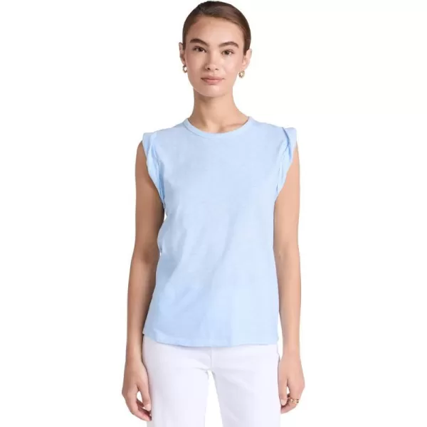 Veronica Beard Jean Womens Dree Muscle TeeBlue Mist