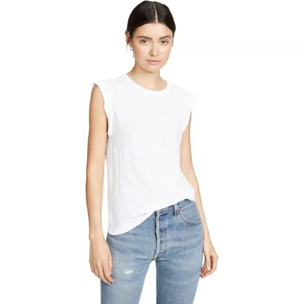 Veronica Beard Jean Womens Dree Muscle TeeWhite