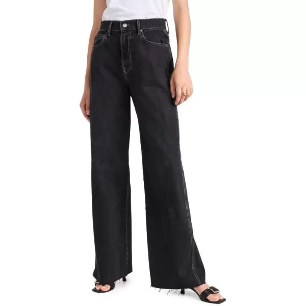 Veronica Beard Jean Womens Taylor High Rise Wide Leg JeansVanishing Point