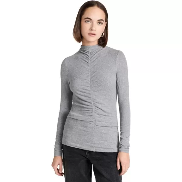 Veronica Beard Jean Womens Theresa TurtleneckHeather Grey