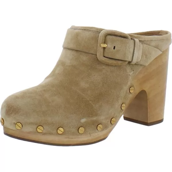 Veronica Beard Womens Dacey ClogsSand Suede