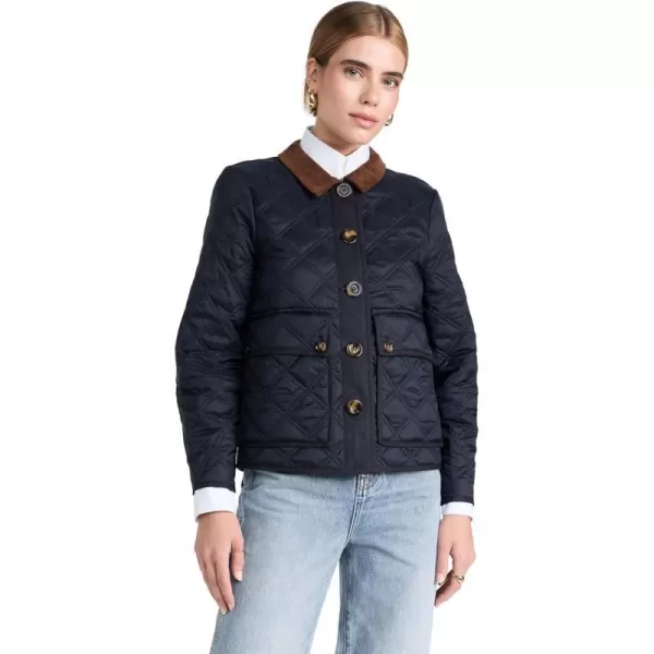 Veronica Beard Womens Fenton Reversible JacketNavyLoden