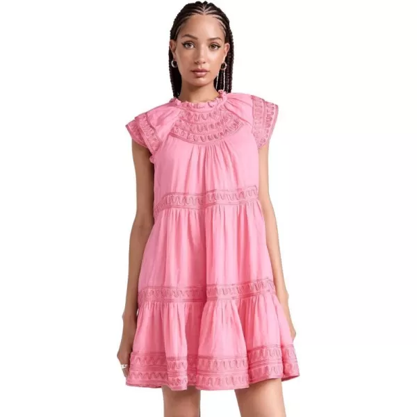 Veronica Beard Womens Keely DressDark Peony