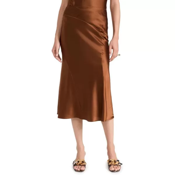 Veronica Beard Womens Sorelle SkirtDark Ochre