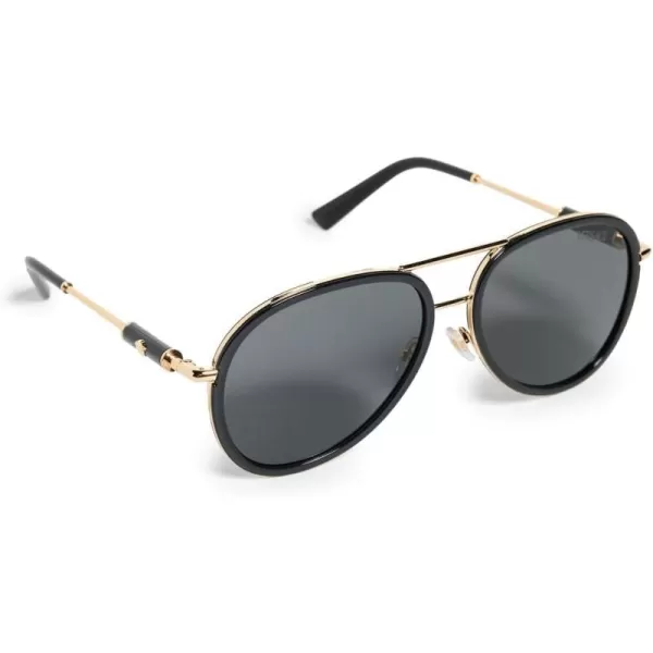 Versace Womens Classic Aviator SunglassesGold