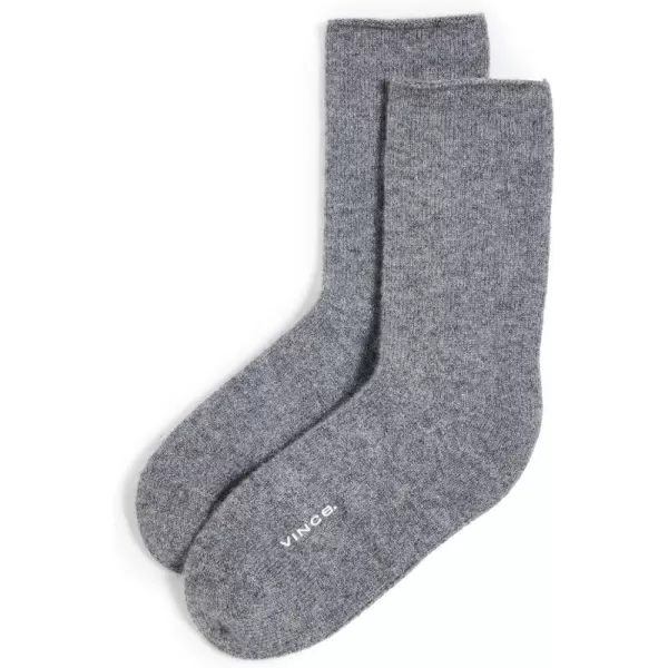 Vince Womens Cashmere Jersey Short SocksHeather Grey