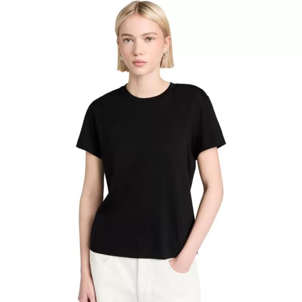 Vince Womens Crew Neck TeeBlack