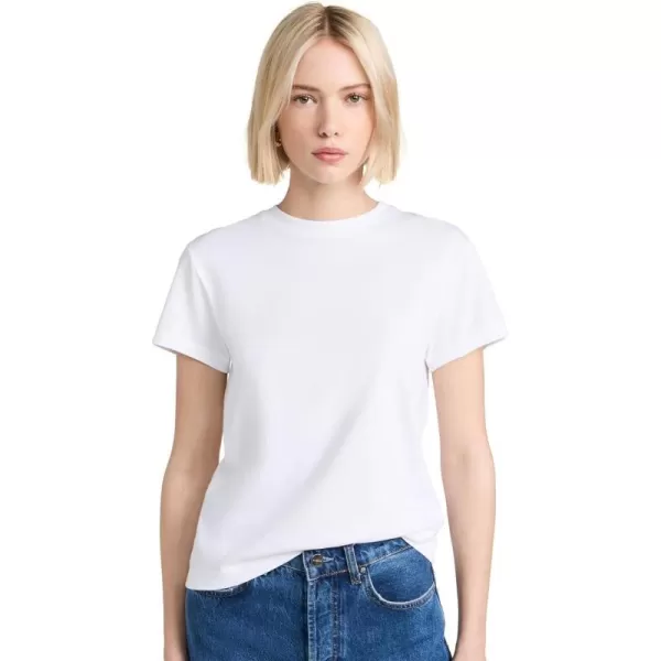 Vince Womens Crew Neck TeeOptic White