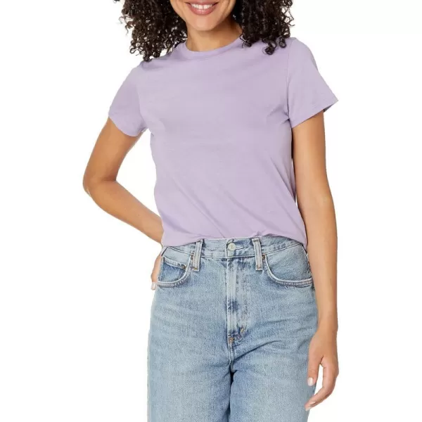 Vince Womens Essential CrewDk Lilac