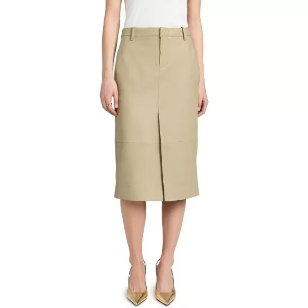 Vince Womens Leather Trouser Front SkirtSeed