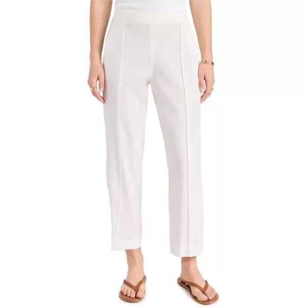 Vince Womens Mid Rise Tapered Pull On PantsOffwhite