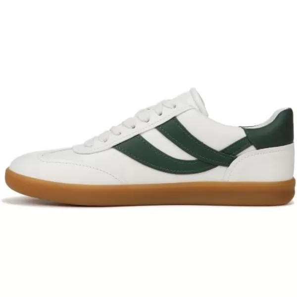 Vince Womens Oasis Lace up SneakerChalk WhitePine Green Leather