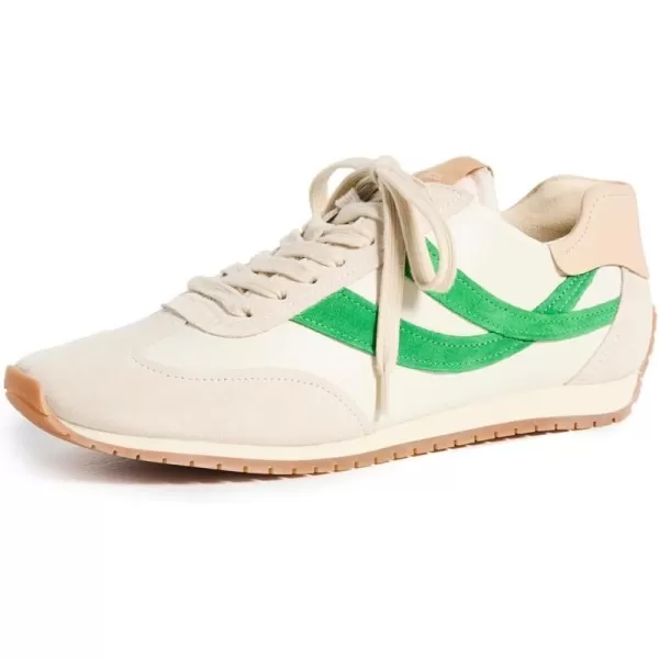 Vince Womens Oasis Runner SneakersMilkEmeraldMoonlight