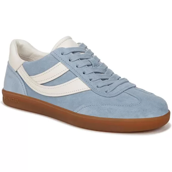 Vince Womens Oasisw Lace Up Fashion SneakerGlacial Blue Suede