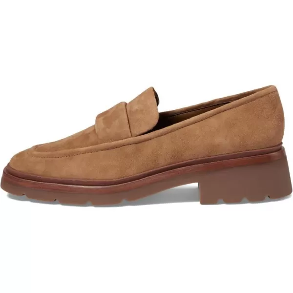 Vince Womens Robin Slip on LoaferLight Fawn Brown Suede