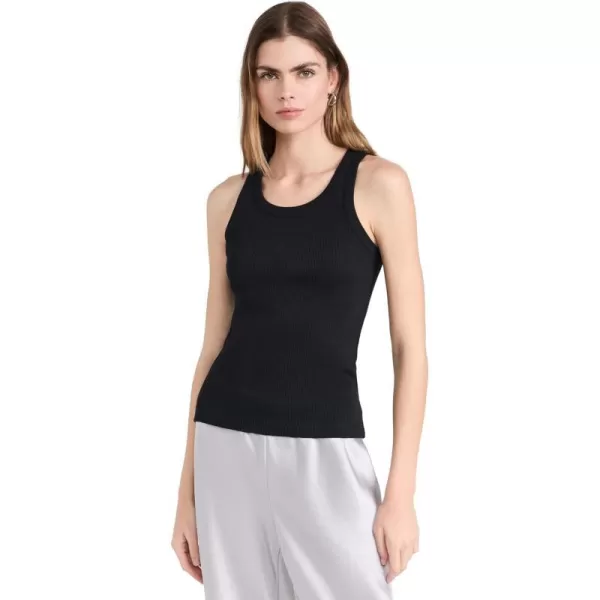 Vince Womens Scoop Neck TankBlack