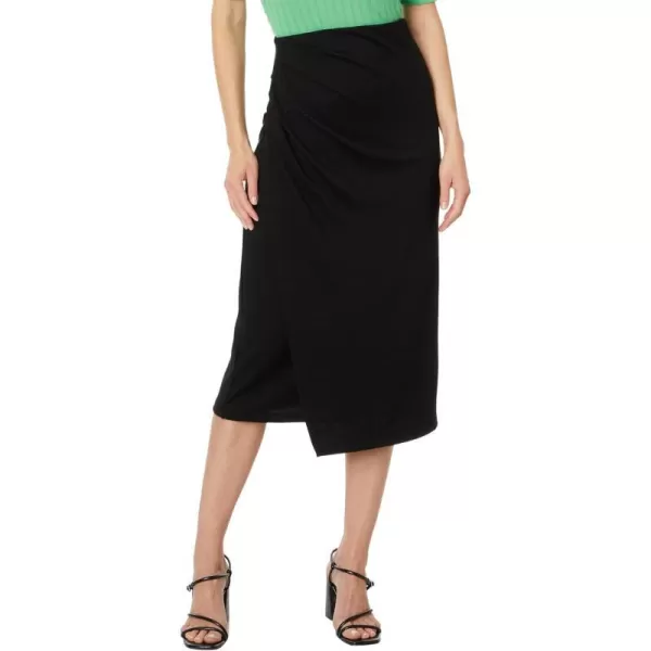 Vince Womens Side Drape SkirtBlack