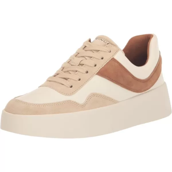 Vince Womens Warren Court Lace Up SneakerMilk Dark Amber