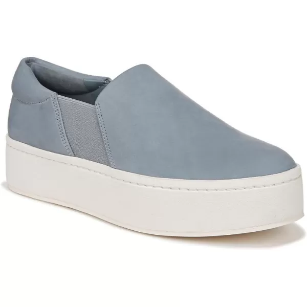 Vince Womens Warren Fray SneakersLake Blue Nubuck Leather