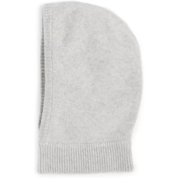 White  Warren Womens Cashmere Balaclava HoodMisty Grey Heather