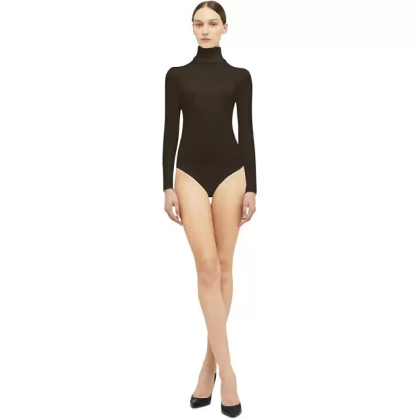Wolford Colorado String Body for Women LongSleeve Bodysuit Seamless Fit Versatile Style Perfect for Casual amp Formal WearUmber